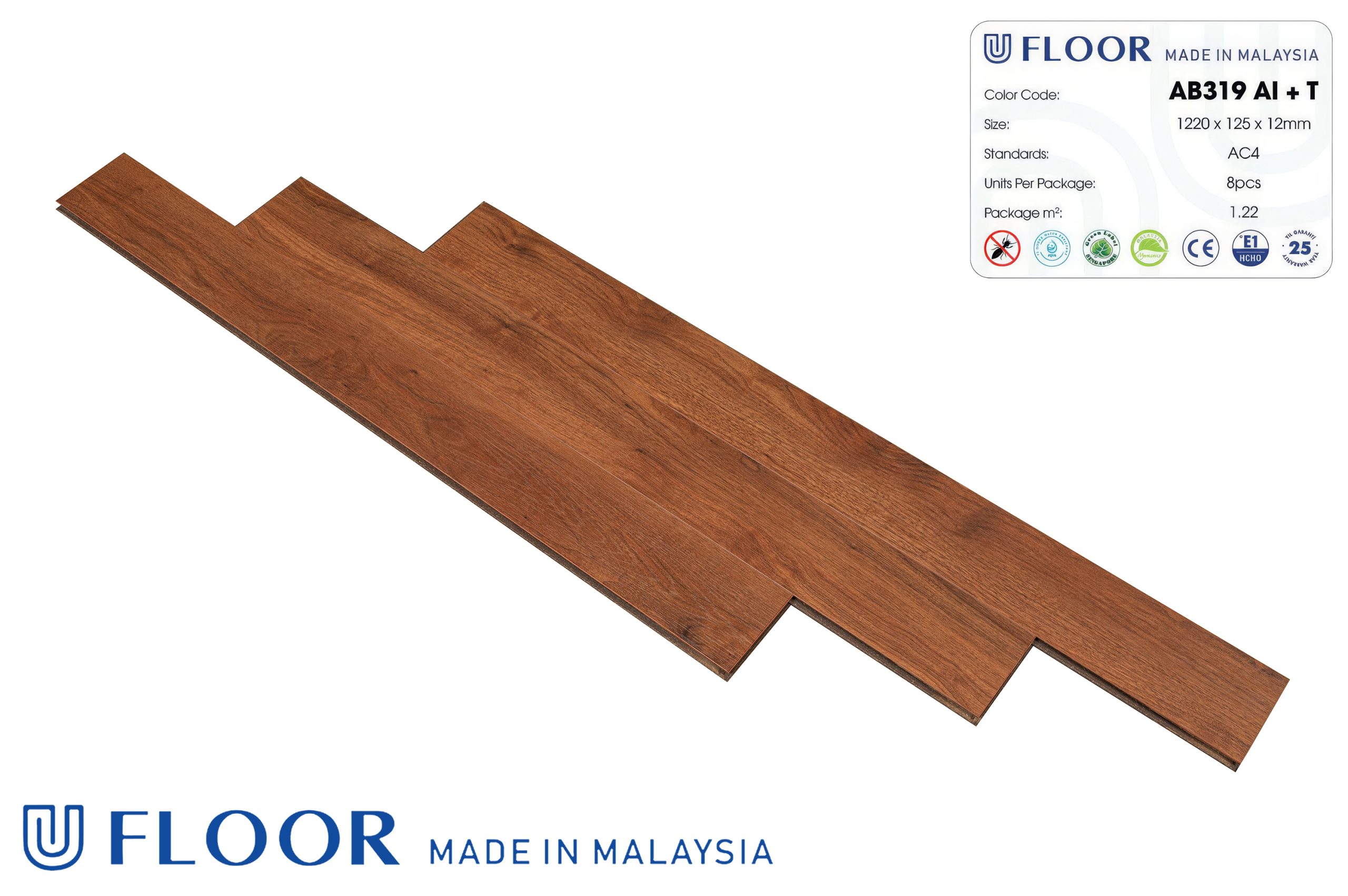 Sàn gỗ U Floor AB 319 AI - Narrow Plank - Hình ảnh 9